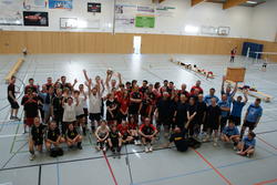 Alle Teilnehmer des Amts-Volleyball-Turniers 2011
