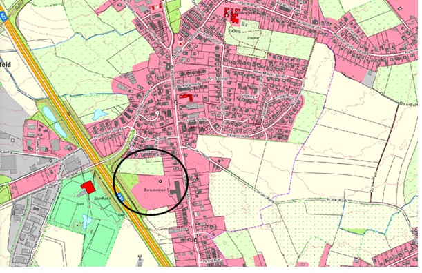 Lageplan 1 B-Plan 19